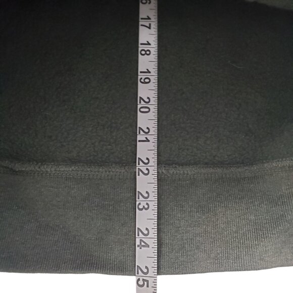 J. CREW Pullover Sweater Men's S Knit Fleece Lined 1/4 Zip Green Shirt - Picture 10 of 11